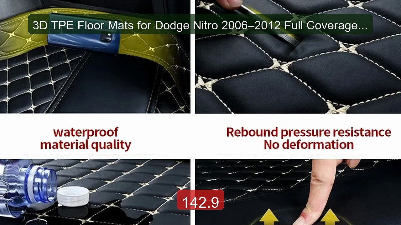 3D TPE Floor Mats for Dodge Nitro 2006–2012 Full Coverage Anti-Sli... -- Best Deal 2026 | Shop Now!
