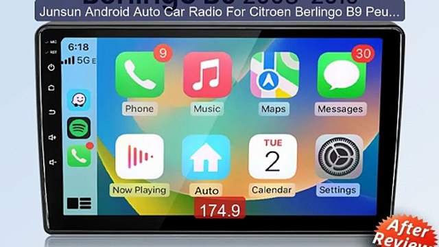 Junsun Android Auto Car Radio For Citroen Berlingo B9 Peugeot Partn... Top Rated 2026 | Buy Now!