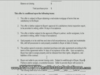 INSTANTRealEstateSolutions.com - Investing Tips pt.3