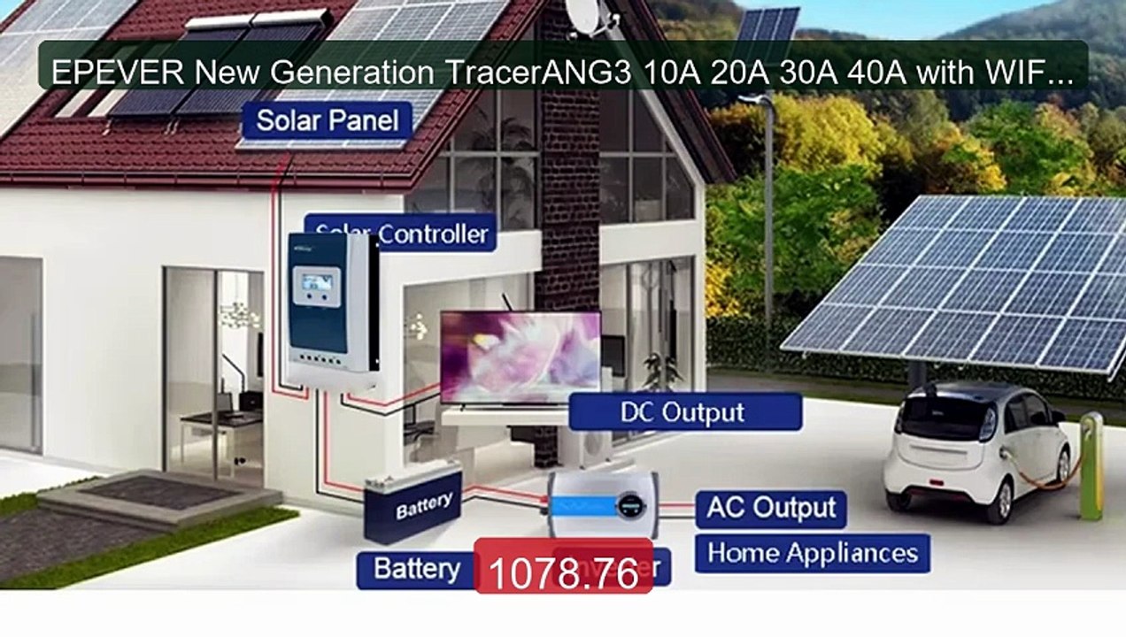 EPEVER New Generation TracerANG3 10A 20A 30A 40A with WIFI2... -- Top Pick 2026 | Unbeatable Price!