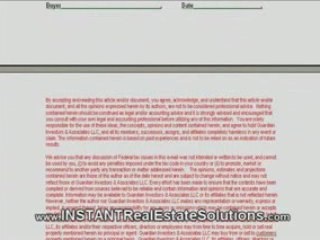 INSTANTRealEstateSolutions.com - Investing Tips pt.4