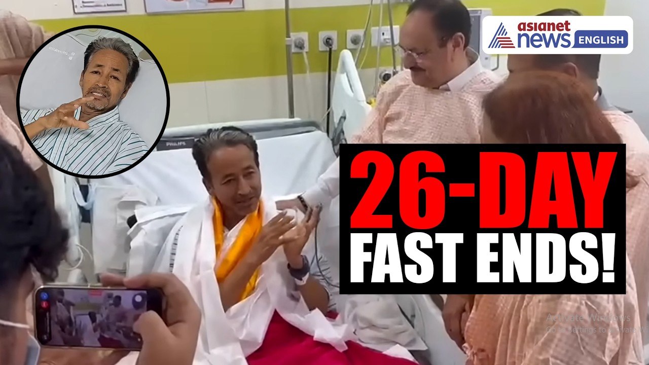 Sonam Wangchuk ENDS 26-Day Fast After Govt's Written Assurance