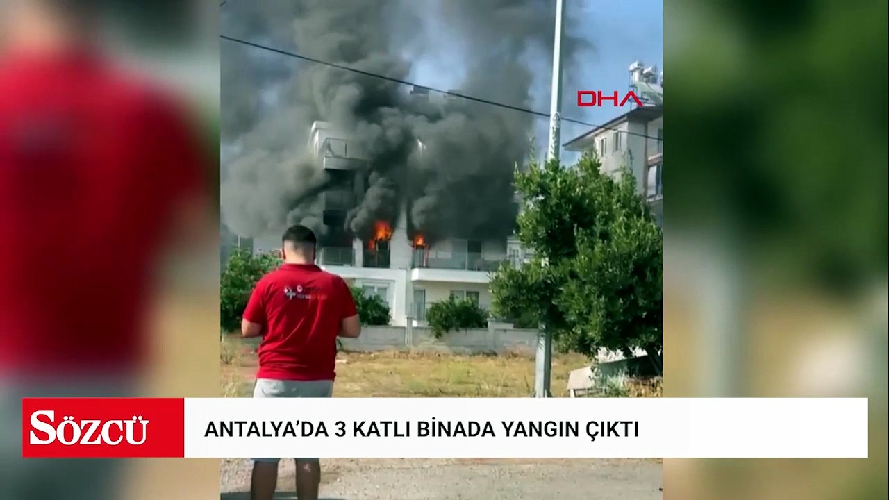 Antalya'da evde çıkan yangın söndürüldü