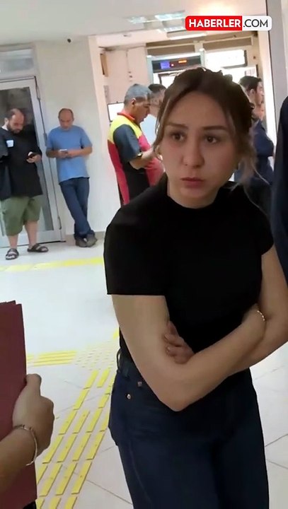 Tutuklanan Fatma Soydaş'ın karar öncesi anları kamerada