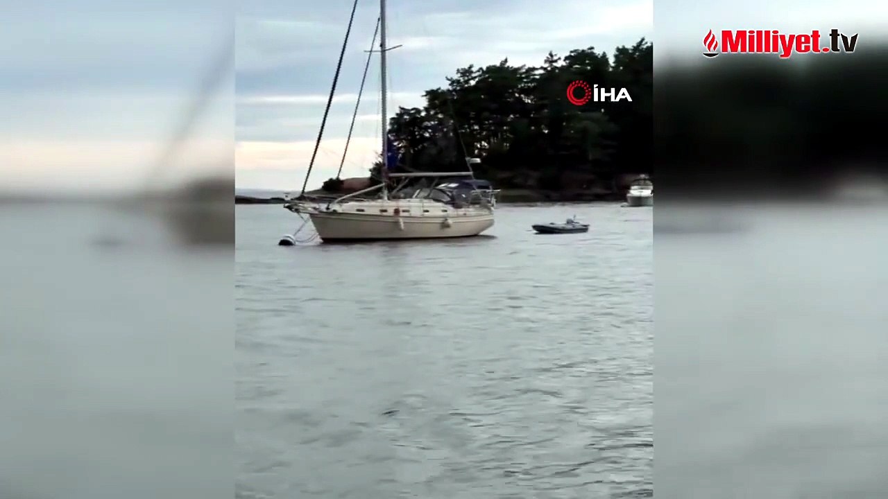 ABD'de deniz uçağı düştü! Yaralılar var: Facia anı saniye saniye kamerada