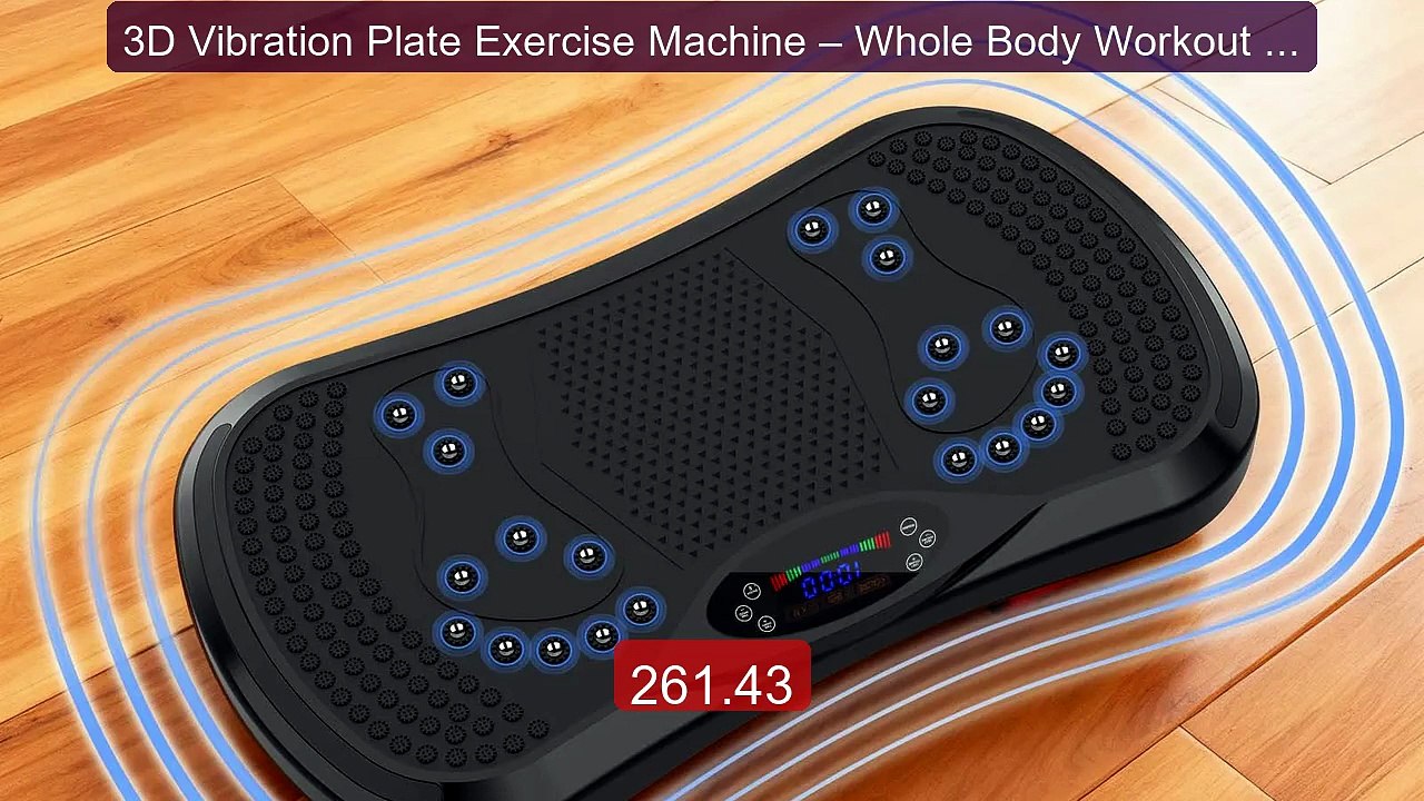 3D Vibration Plate Exercise Machine – Whole Body Workout Platform w... -- Top Rated 2026 | Buy Now!