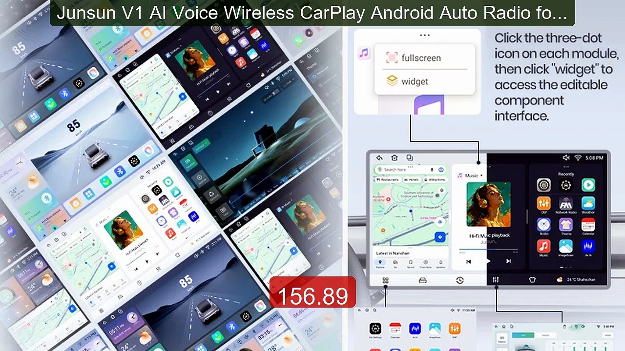 Junsun V1 AI Voice Wireless CarPlay Android Auto Radio for Kia Sou... -- Best Deal 2026 | Shop Now!