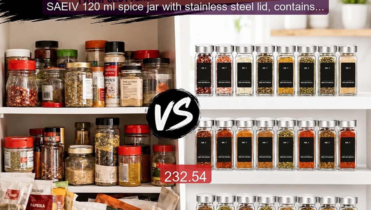 SAEIV 120 ml spice jar with stainless steel lid, contains 35 s... -- Best Buy 2026 | Great Quality!