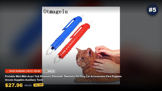 Top 5 Best Pet Hair Remover Accessories (Must Have!) - Portable Mini Mite Acari Tick Remover Eliminate Tweezers Pet Dog ...