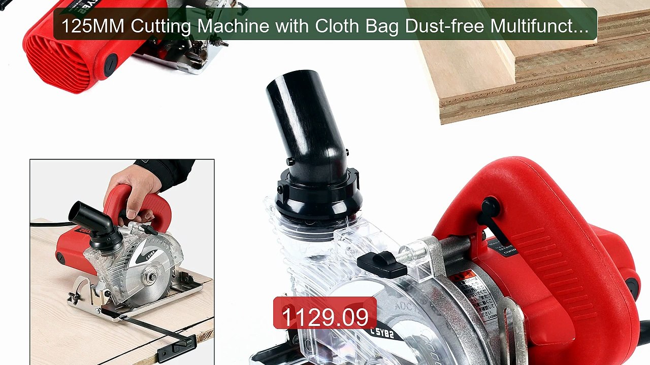 125MM Cutting Machine with Cloth Bag Dust-free Multifunctional... -- Best Buy 2026 | Great Quality!