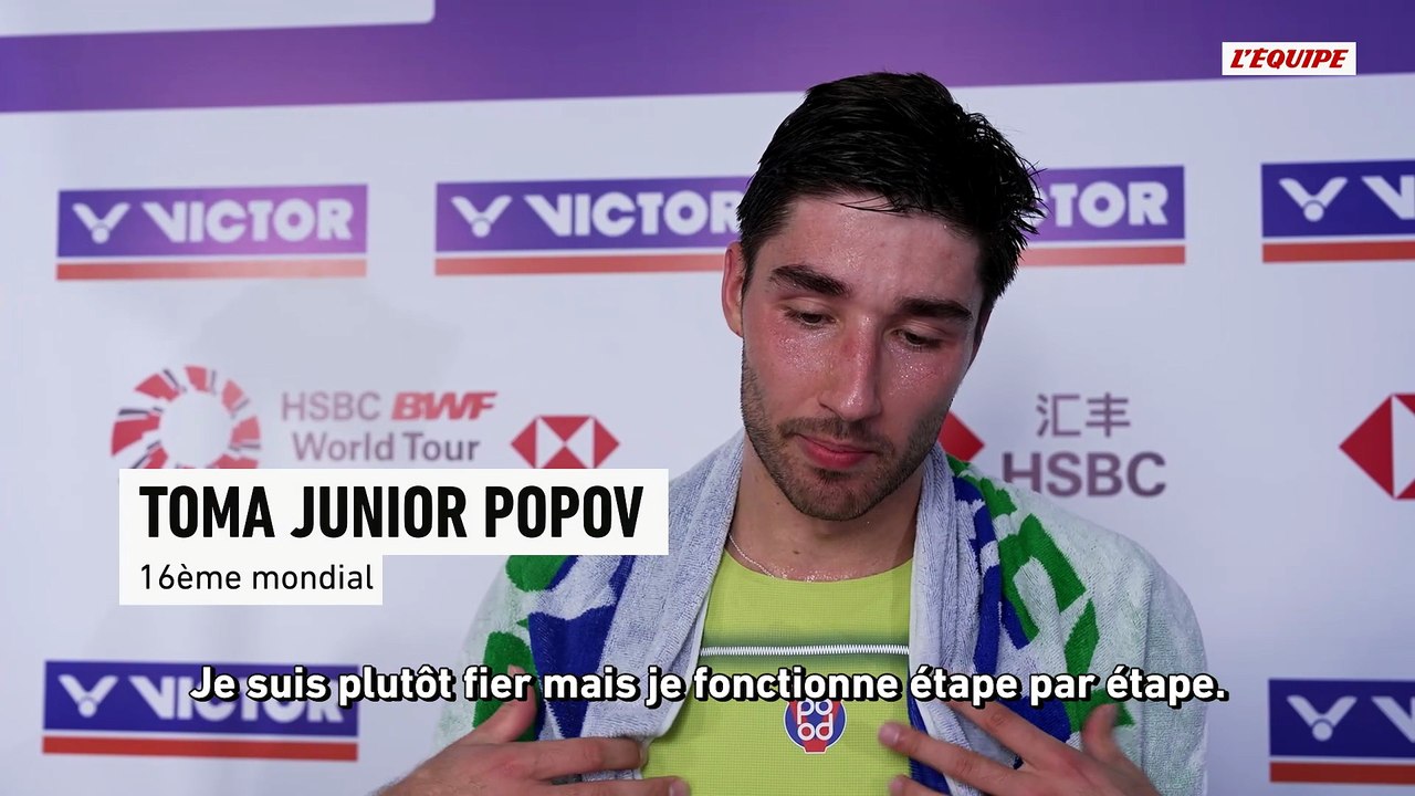 Toma Popov Junior : « J'essaie de rattraper les deux jeunes qui sont devant moi, Christo et Alex » - Badminton
