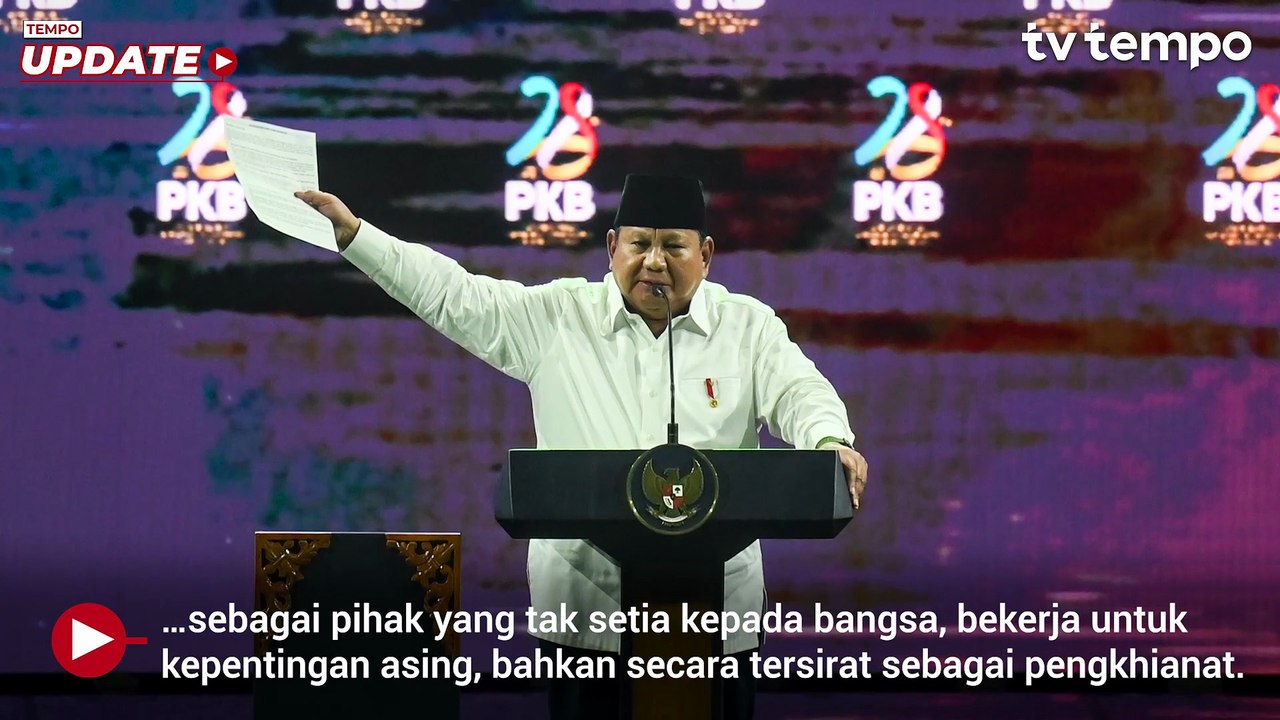 Ucapan Prabowo soal Londo Ireng Berisiko Tingkatkan Represi