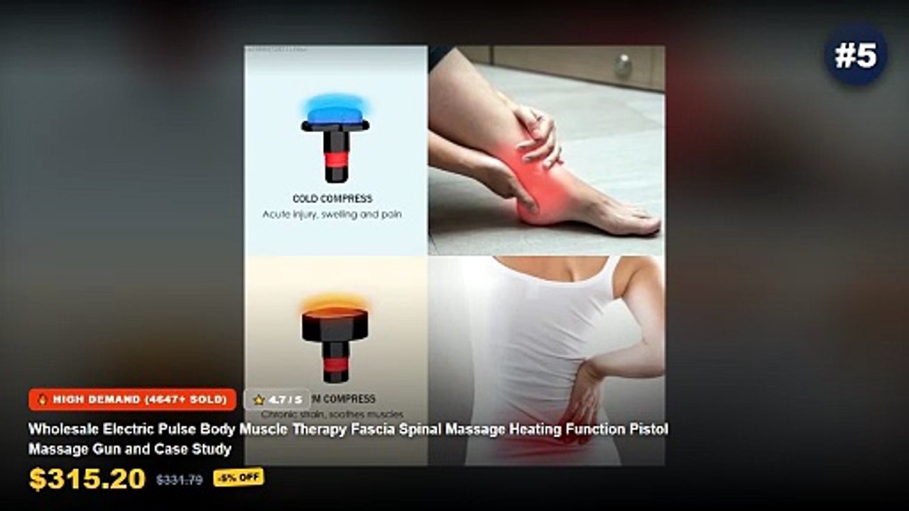 Why Everyone Is Buying Magnetic Massage Gun - Electric Pulse Body Muscle Therapy Fascia Spinal Massage Heating Function ...