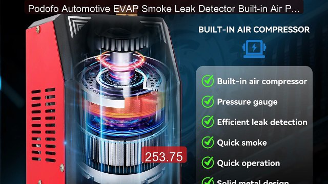 Podofo Automotive EVAP Smoke Leak Detector Built-in Air Pump P... Best Buy 2026 | Great Quality!