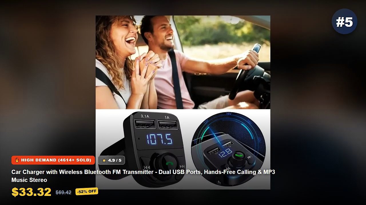 Cheap & Best Fm Transmitter For Car Unboxing & Review - Car Charger with Wireless Bluetooth FM Transmitter Dual USB Port...