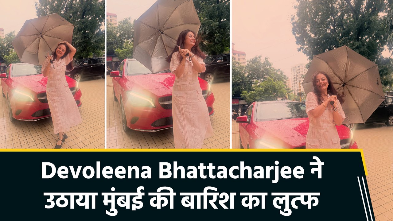 मुंबई की बारिश का लुत्फ उठाती दिखीं Devoleena Bhattacharjee, शेयर कीं क्यूट तस्वीरें