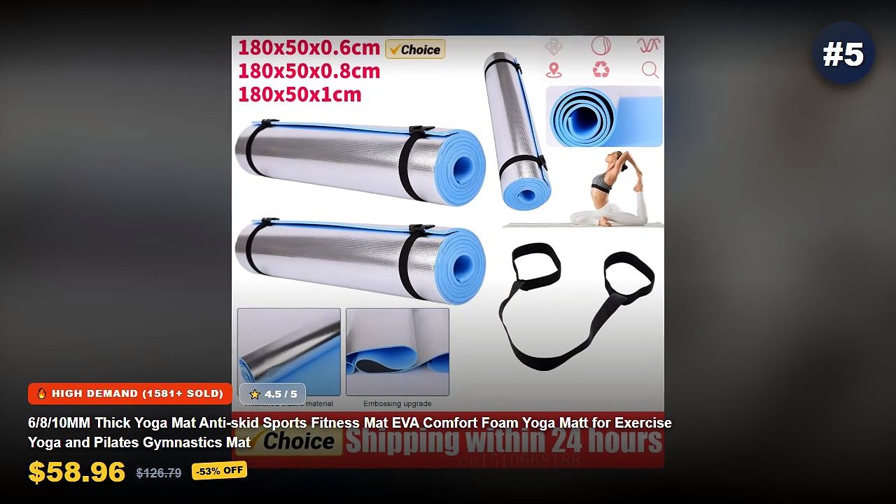 Top 5 Best Yoga Mat For Travel (Must Have!) - Yoga Mat Bag Gym Fitness Handbags for Women Men Training Sac De Sport Trav...