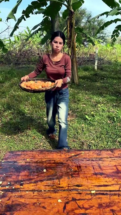 Cooking yummy deep fried egg recipe