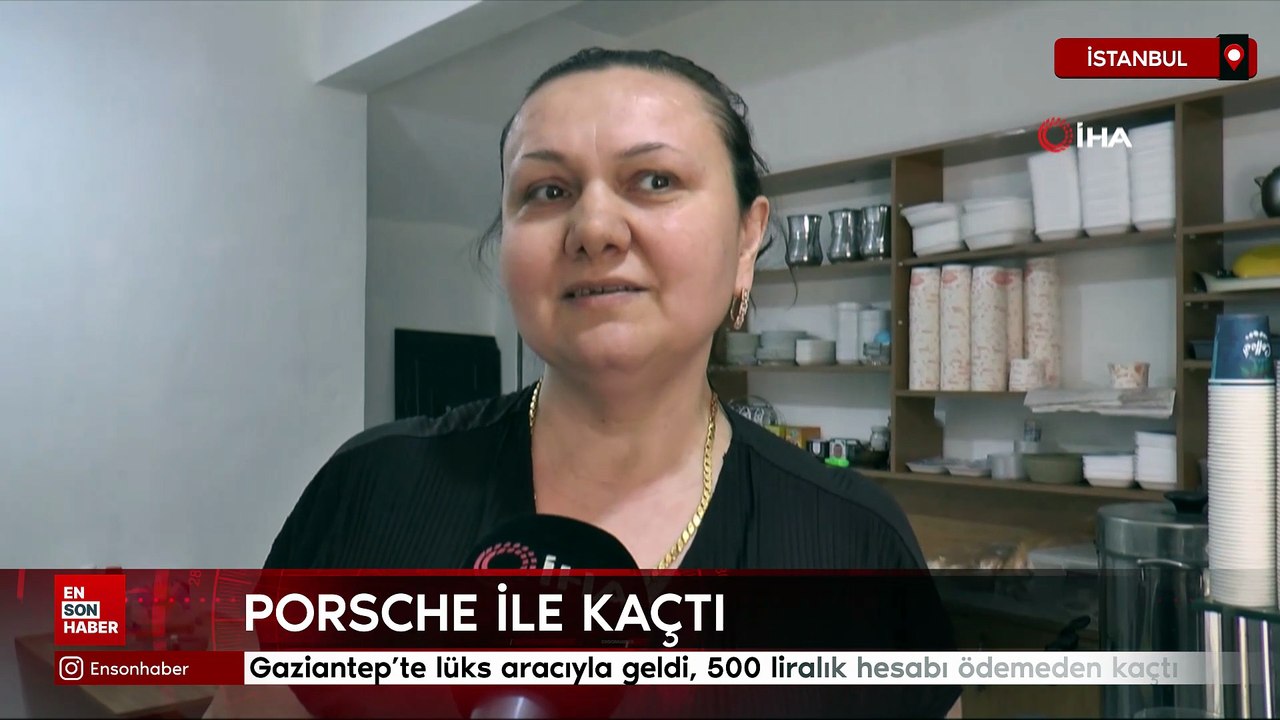 Gaziantep'te lüks aracıyla geldi, 500 liralık hesabı ödemeden kaçtı