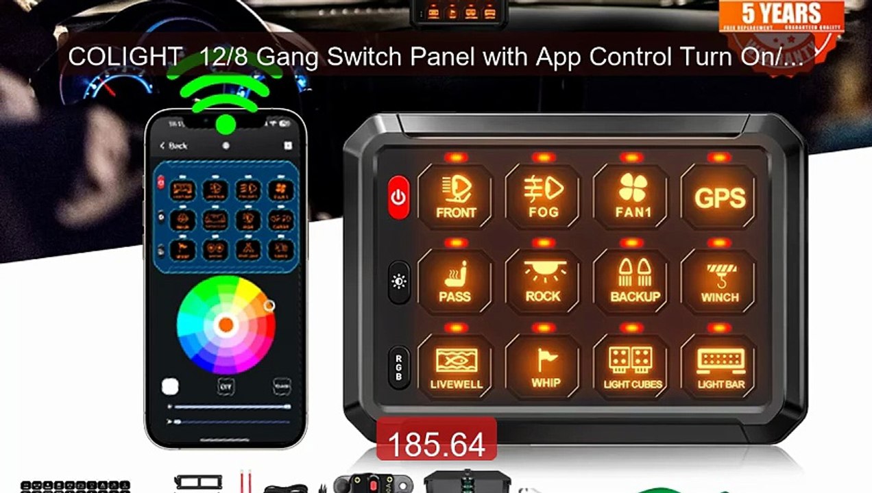 COLIGHT  12/8 Gang Switch Panel with App Control Turn On/Off ... -- Amazing Value 2026 | Must Have!