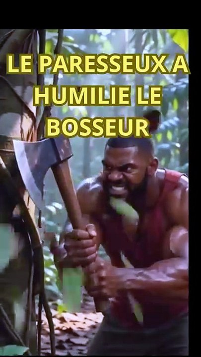 CONTE AFRICAIN :  LE PARESSEUX QUI A GAGNE