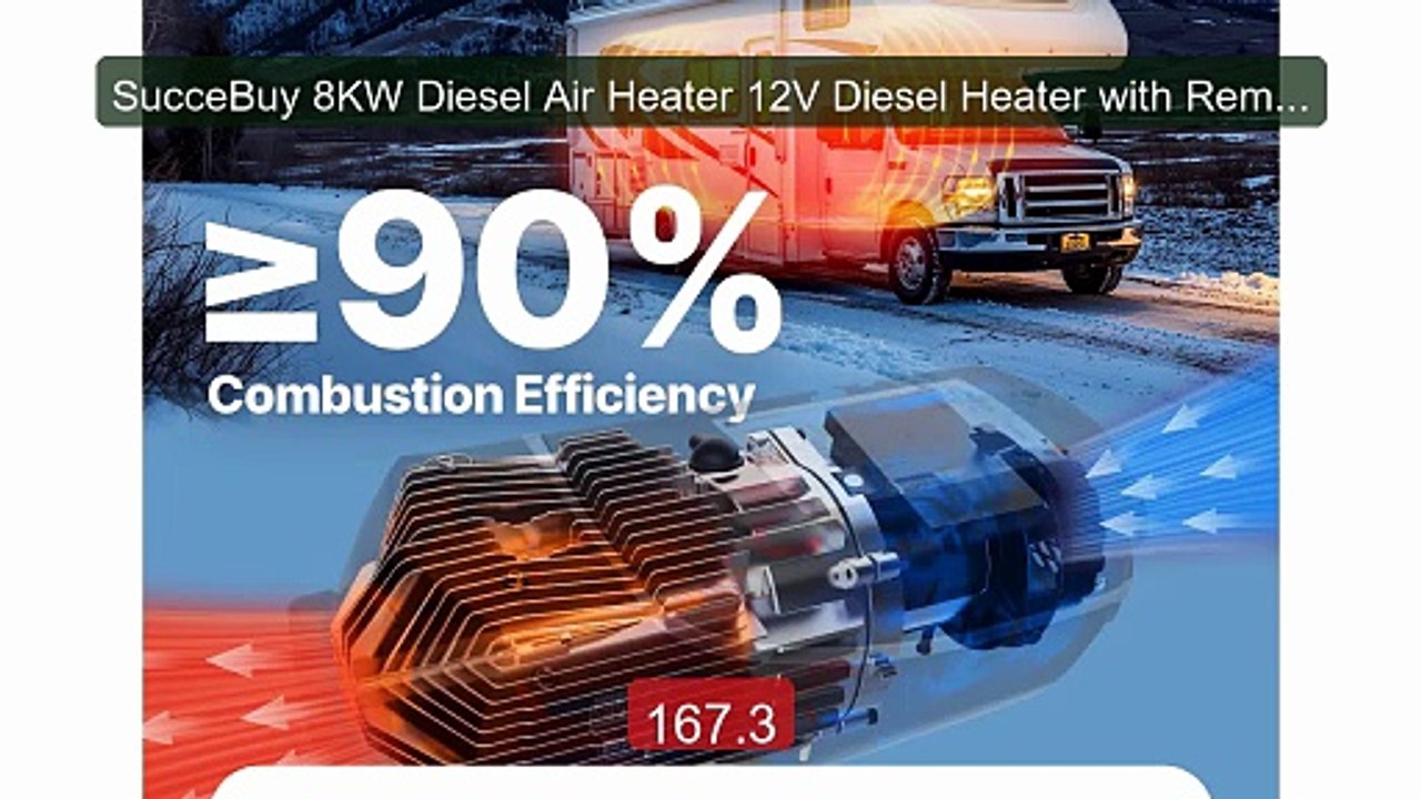 SucceBuy 8KW Diesel Air Heater 12V Diesel Heater with Remote Contr... -- Best Deal 2026 | Shop Now!
