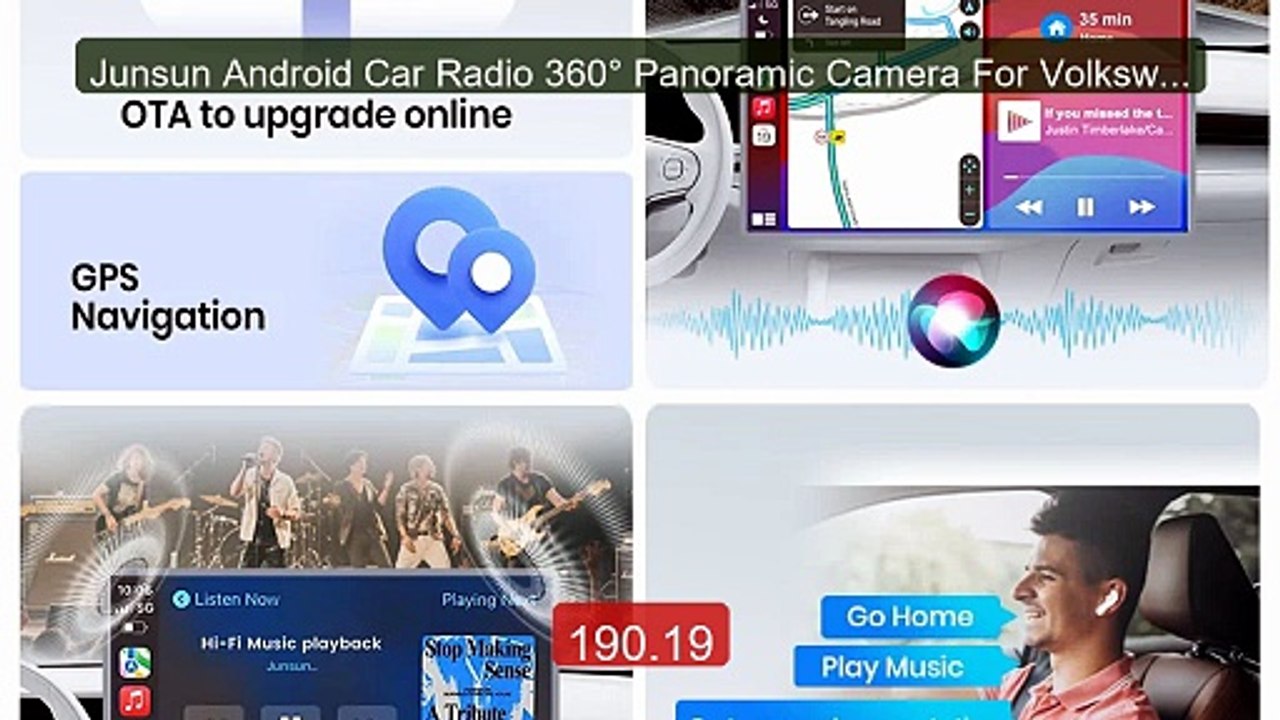 Junsun Android Car Radio 360° Panoramic Camera For Volkswagen ... -- Hot Deal 2026 | Limited Offer!