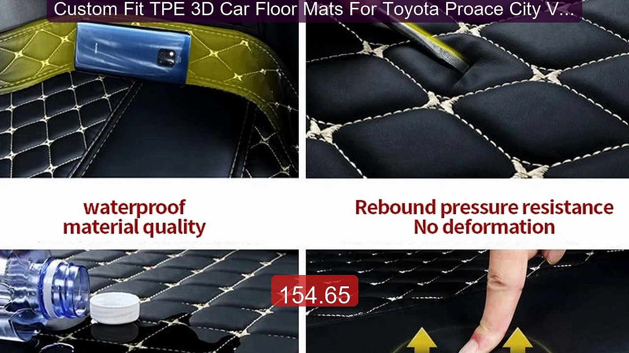 Custom Fit TPE 3D Car Floor Mats For Toyota Proace City Verso ... -- Hot Deal 2026 | Limited Offer!