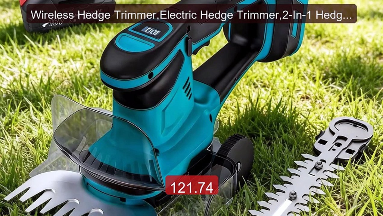 Wireless Hedge Trimmer,Electric Hedge Trimmer,2-In-1 Hedge Tri... -- Hot Deal 2026 | Limited Offer!
