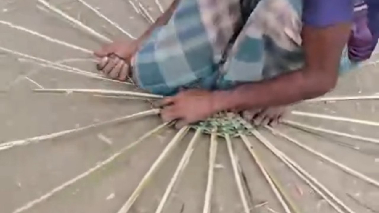 Art Of Making Bamboo basket