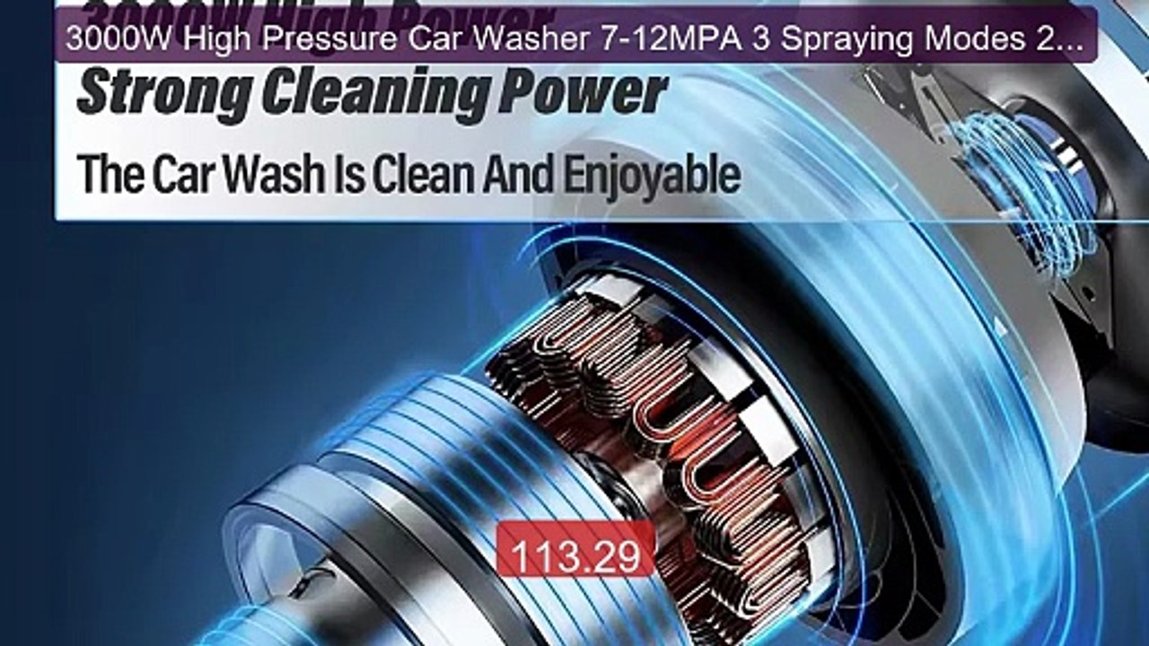 3000W High Pressure Car Washer 7-12MPA 3 Spraying Modes 2 Suction ... -- Best Deal 2026 | Shop Now!