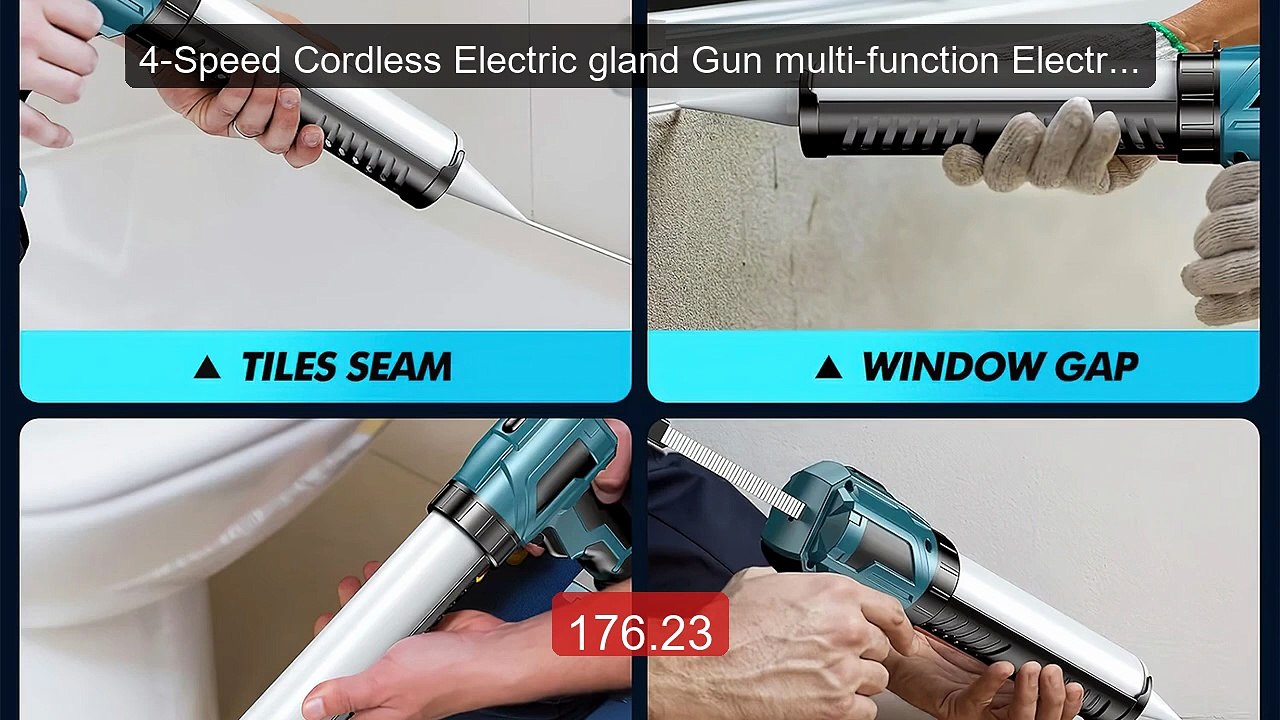 4-Speed Cordless Electric gland Gun multi-function Electric G... -- Amazing Value 2026 | Must Have!