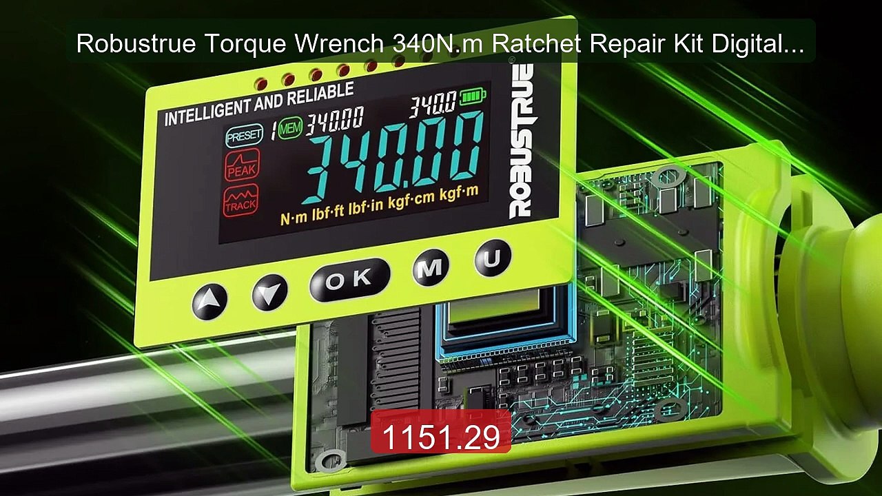 Robustrue Torque Wrench 340N.m Ratchet Repair Kit Digital E... -- Top Pick 2026 | Unbeatable Price!
