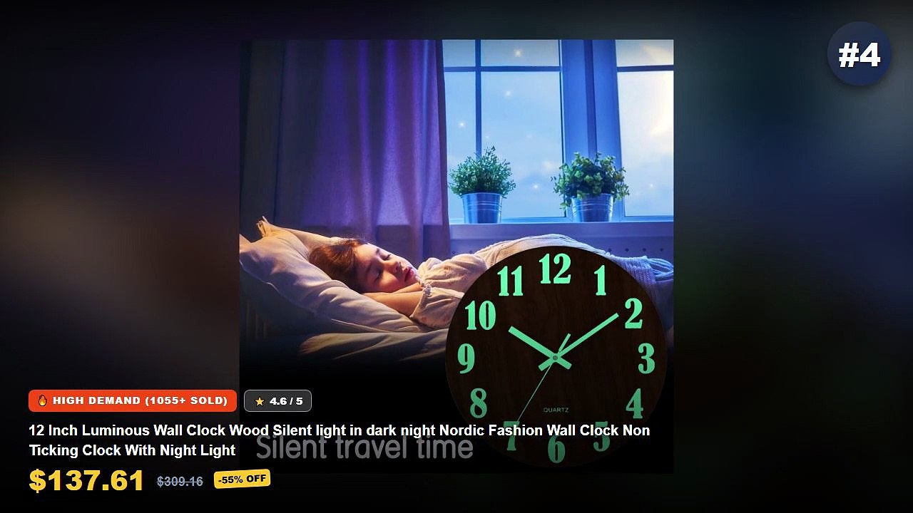 Why Everyone Is Buying Wireless Wall Clock - LED Digital Alarm Clock Wall Hanging With 3D Display Date Temperature For H...