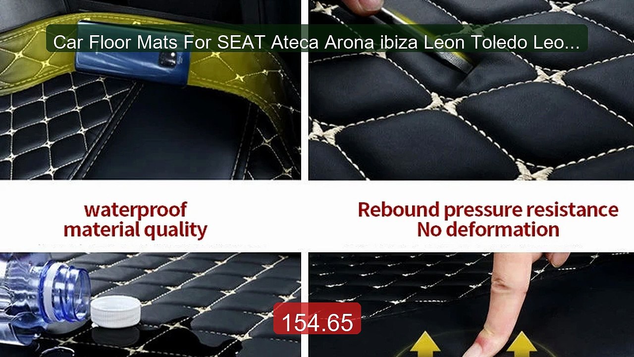 Car Floor Mats For SEAT Ateca Arona ibiza Leon...