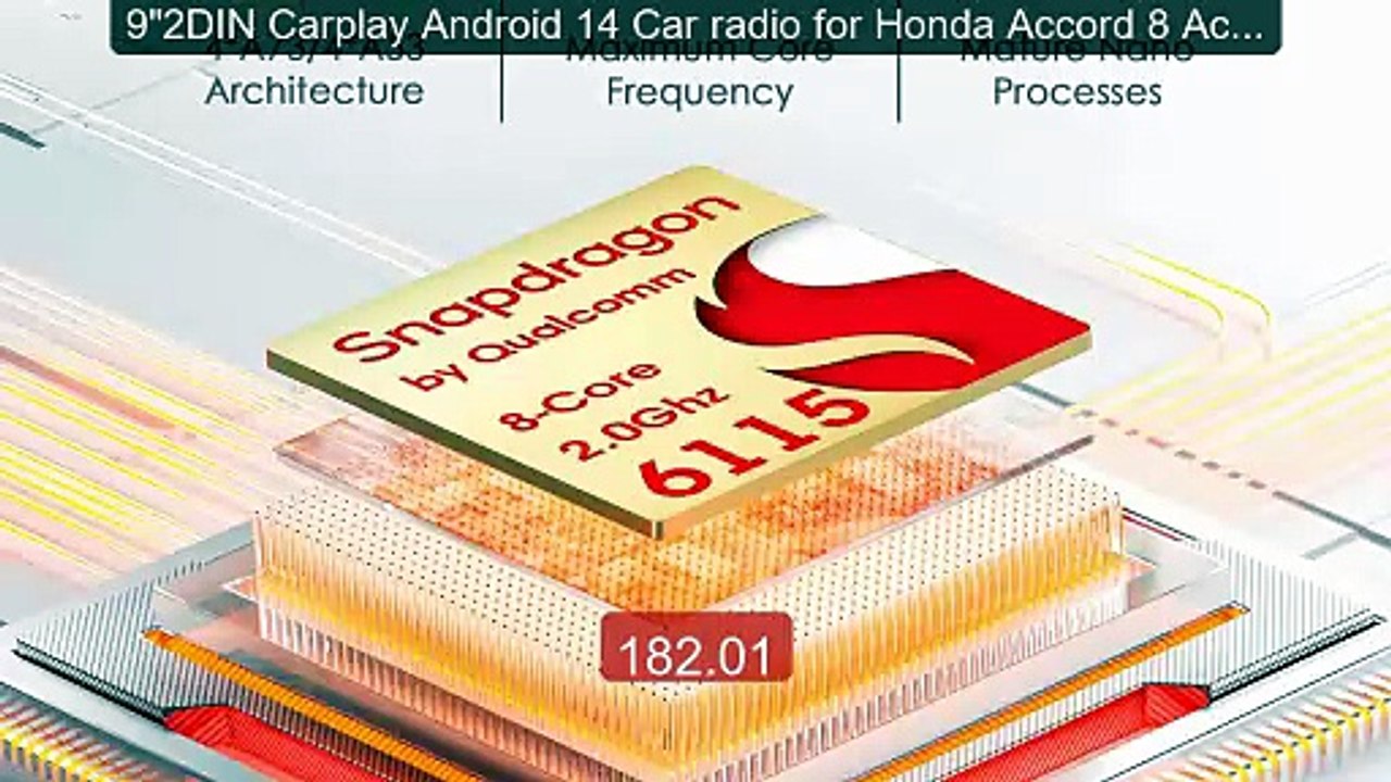 9"2DIN Carplay Android 14 Car radio for Honda Accord 8 Acura T... -- Best Buy 2026 | Great Quality!
