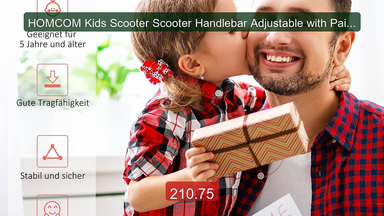 HOMCOM Kids Scooter Scooter Handlebar Adjustable with Pair ... -- Top Pick 2026 | Unbeatable Price!