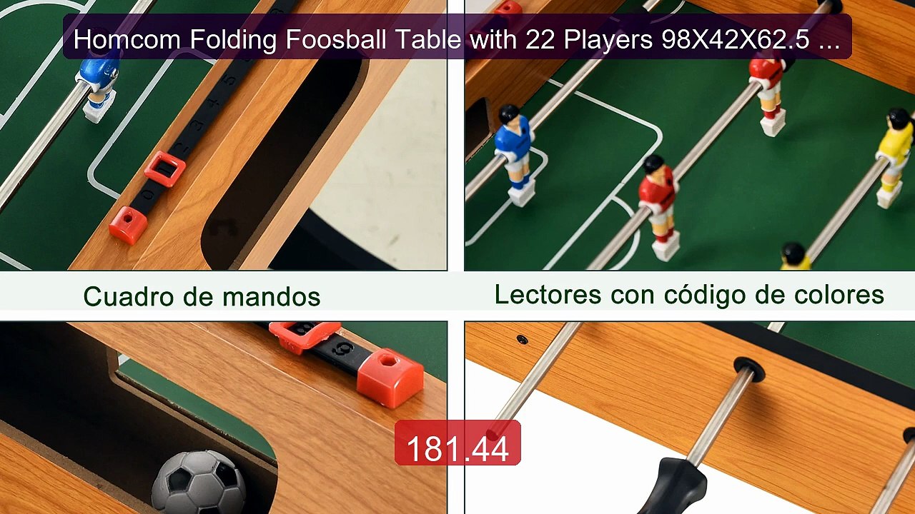 Homcom Folding Foosball Table with 22 Players 98X42X62.5 cm... -- Top Pick 2026 | Unbeatable Price!