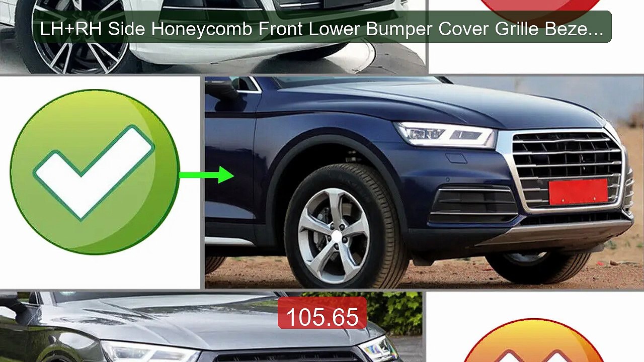 LH+RH Side Honeycomb Front Lower Bumper Cover Grille Bezels Fo... -- Best Buy 2026 | Great Quality!
