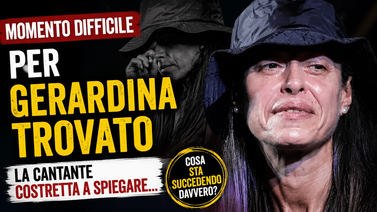 Momento difficile per Gerardina Trovato, la cantante costretta a spiegare...