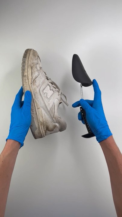 How to Clean New Balance 550 ? #asmr #cleaning #sneakers #satisfying #restoration #sneakerhead #relaxing