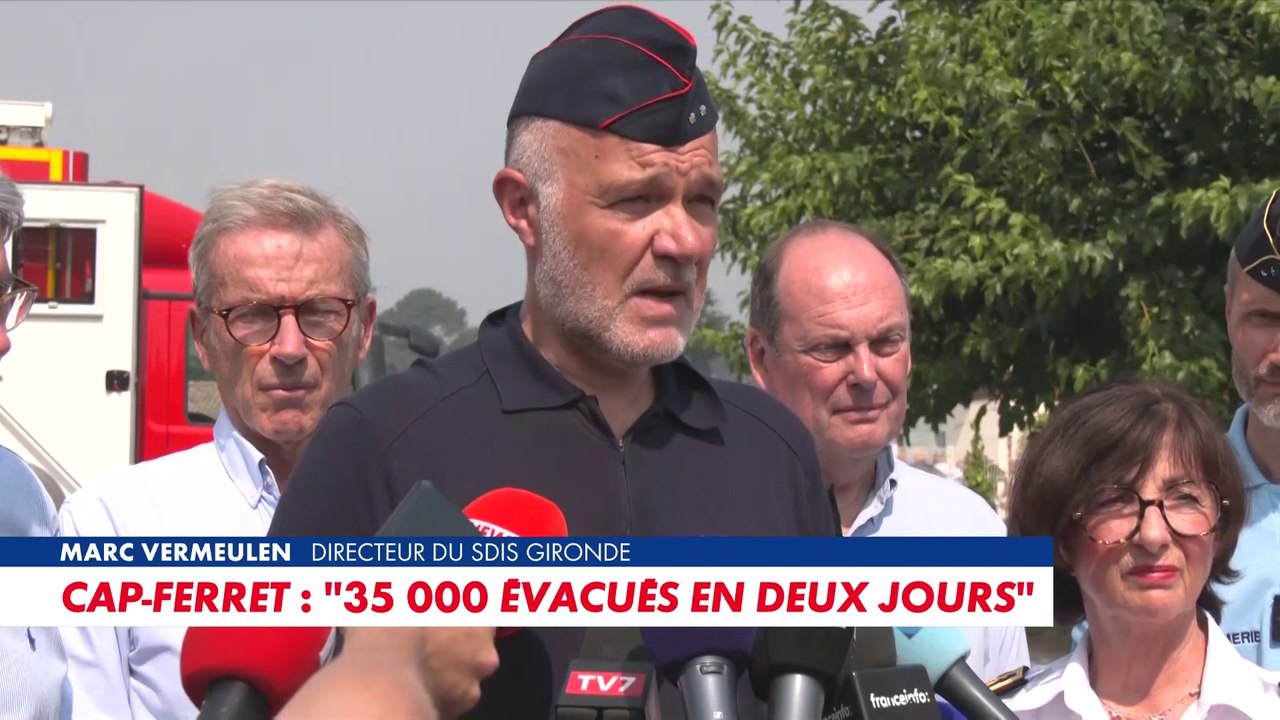 Directeur du SDIS Gironde : «Cette nuit, on a été confrontés à un incendie hors norme»