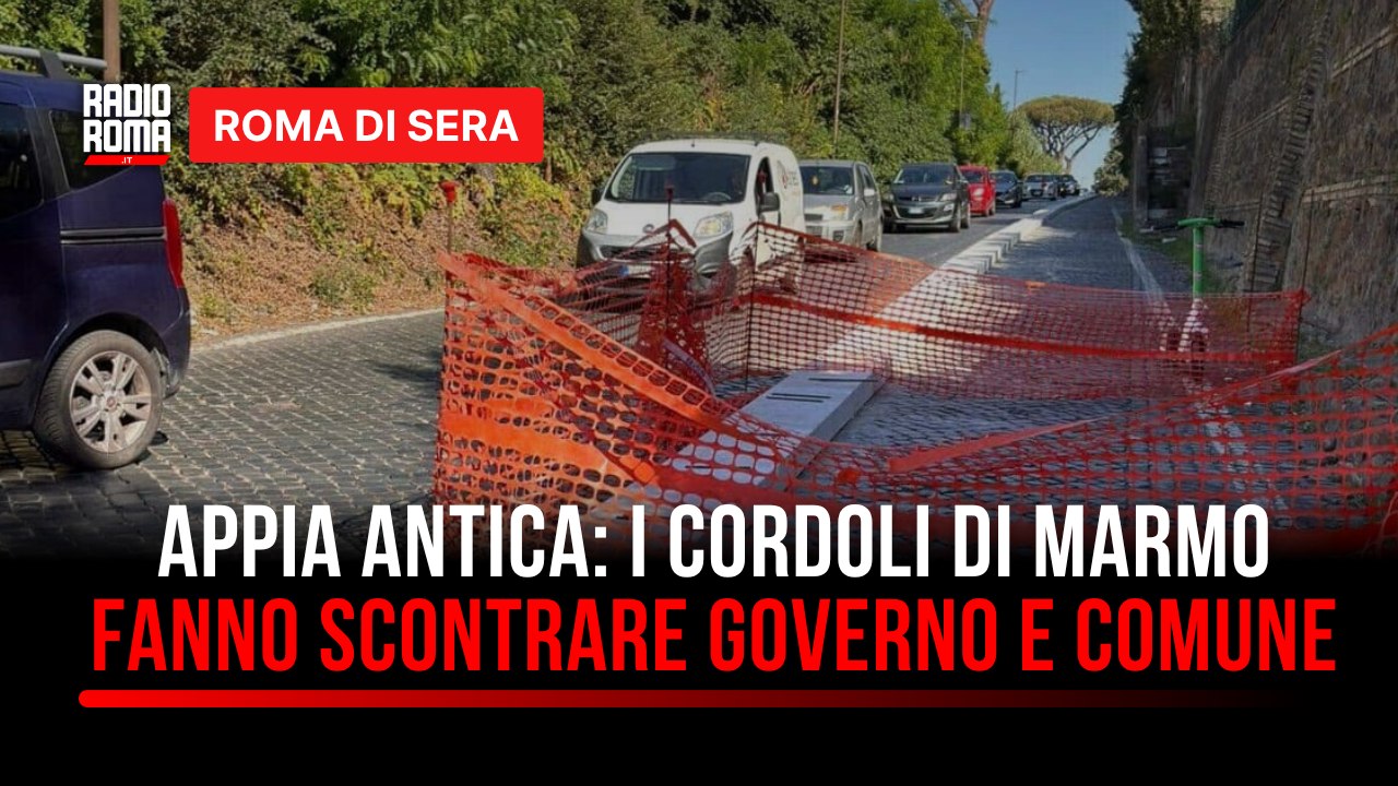Appia Antica: i cordoli di marmo fanno scontrare Governo e Comune
