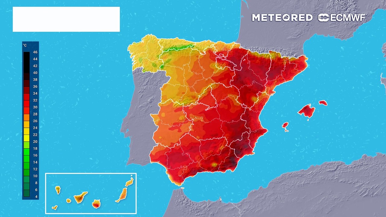 Bajada marcada de las temperaturas en el interior de España durante el fin de semana