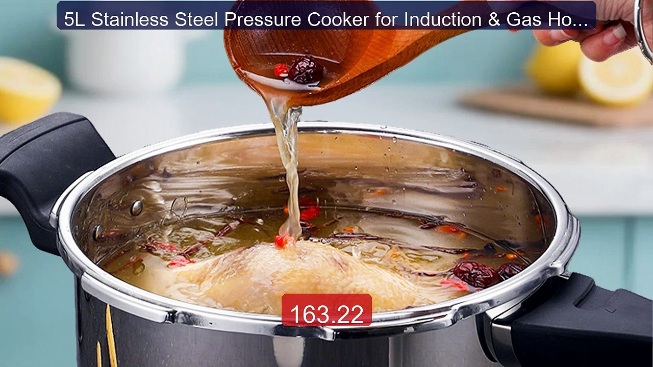 5L Stainless Steel Pressure Cooker for Induction & Gas Hobs... -- Top Pick 2026 | Unbeatable Price!