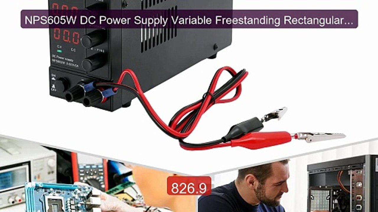 NPS605W DC Power Supply Variable Freestanding Rectangular Blac... -- Best Buy 2026 | Great Quality!
