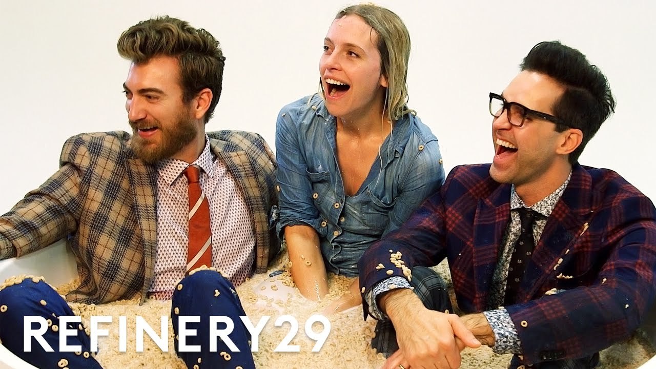 Refinery29 Joined Rhett & Link Shoot Cover Of Their New Book | Behind-The-Scenes | Refinery29