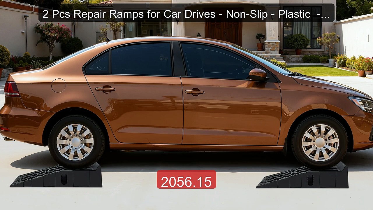 2 Pcs Repair Ramps for Car Drives - Non-Slip - Plastic  - 1... -- Top Pick 2026 | Unbeatable Price!