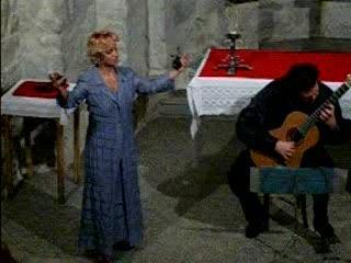 Ludovica; la artista y las castañuelas