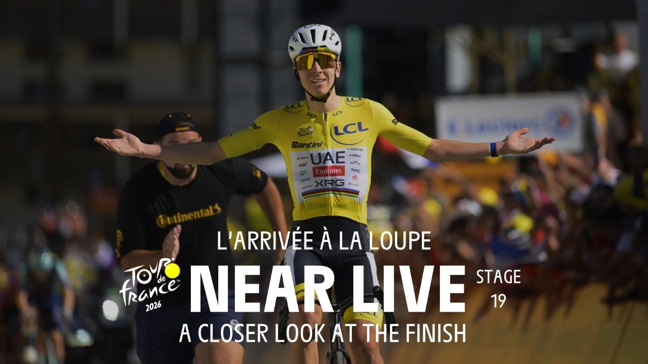A close look at the winner's arrival - Stage 19